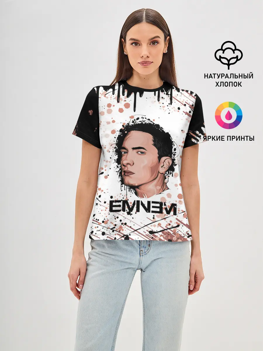 Женская базовая футболка / EMINEM | ЭМИНЕМ