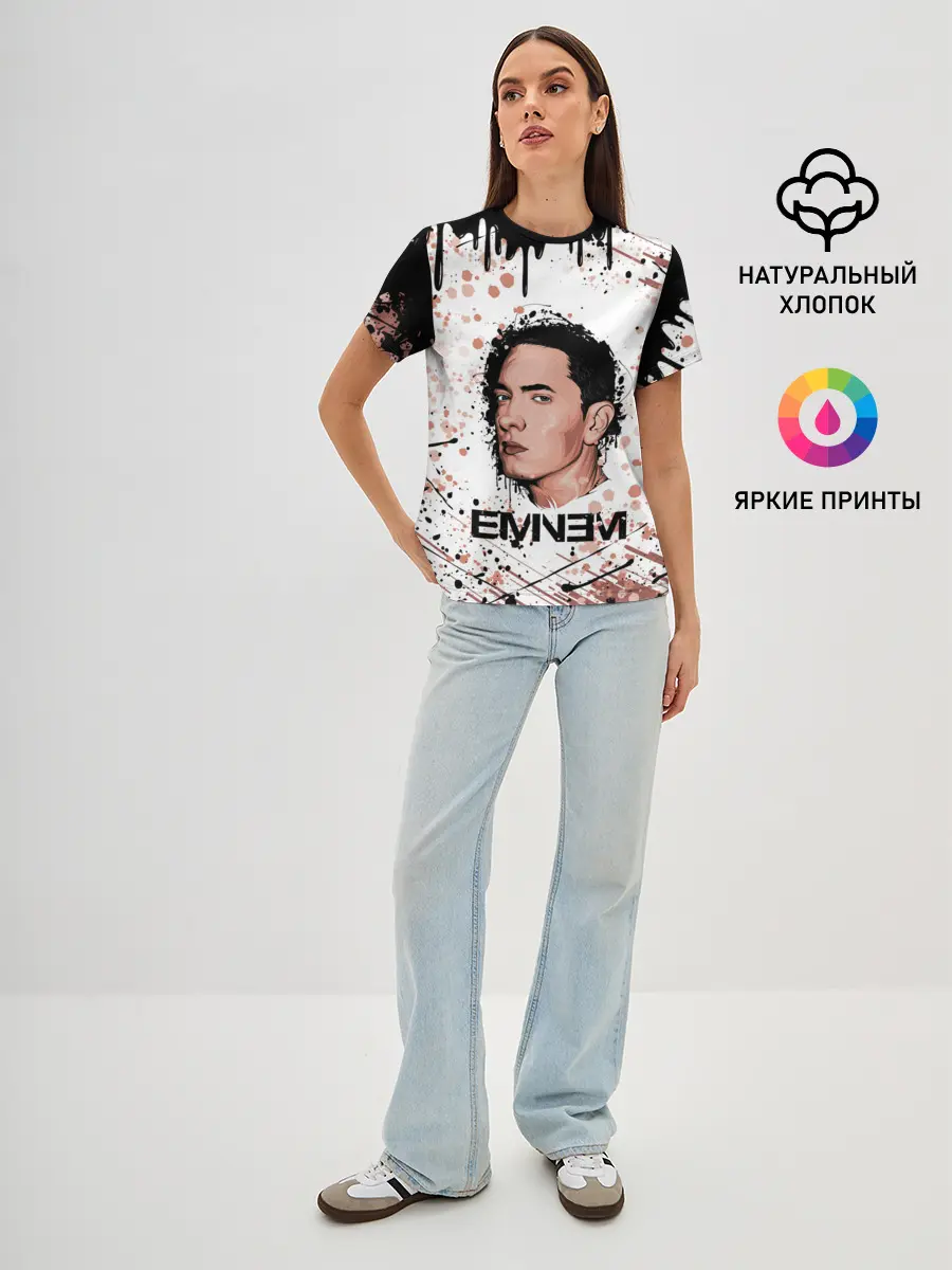Женская базовая футболка / EMINEM | ЭМИНЕМ