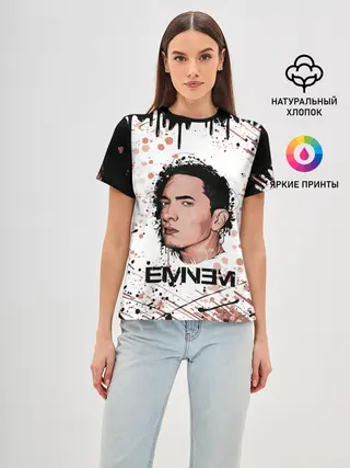 Женская базовая футболка / EMINEM | ЭМИНЕМ