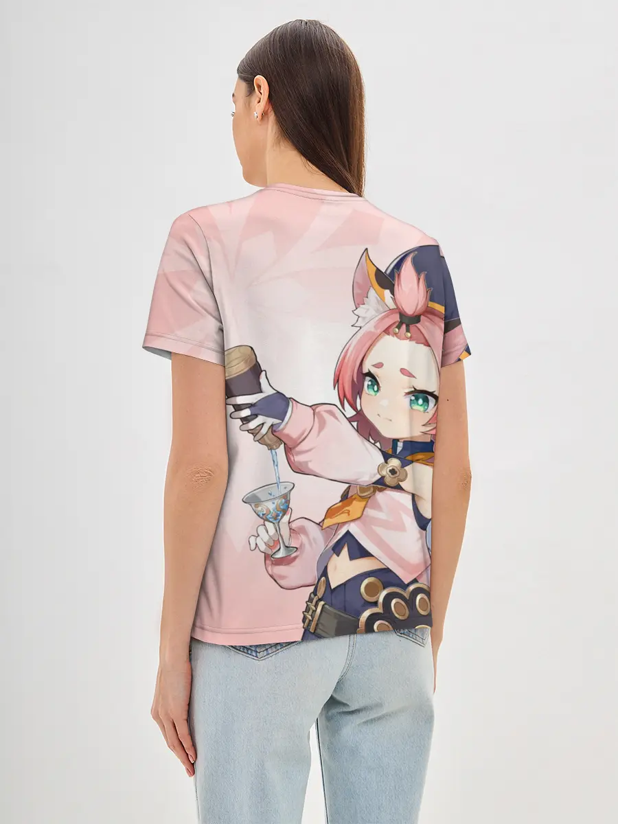 Женская базовая футболка / GENSHIN IMPACT, ДИОНА