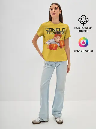 Женская базовая футболка / Canelo Alvarez