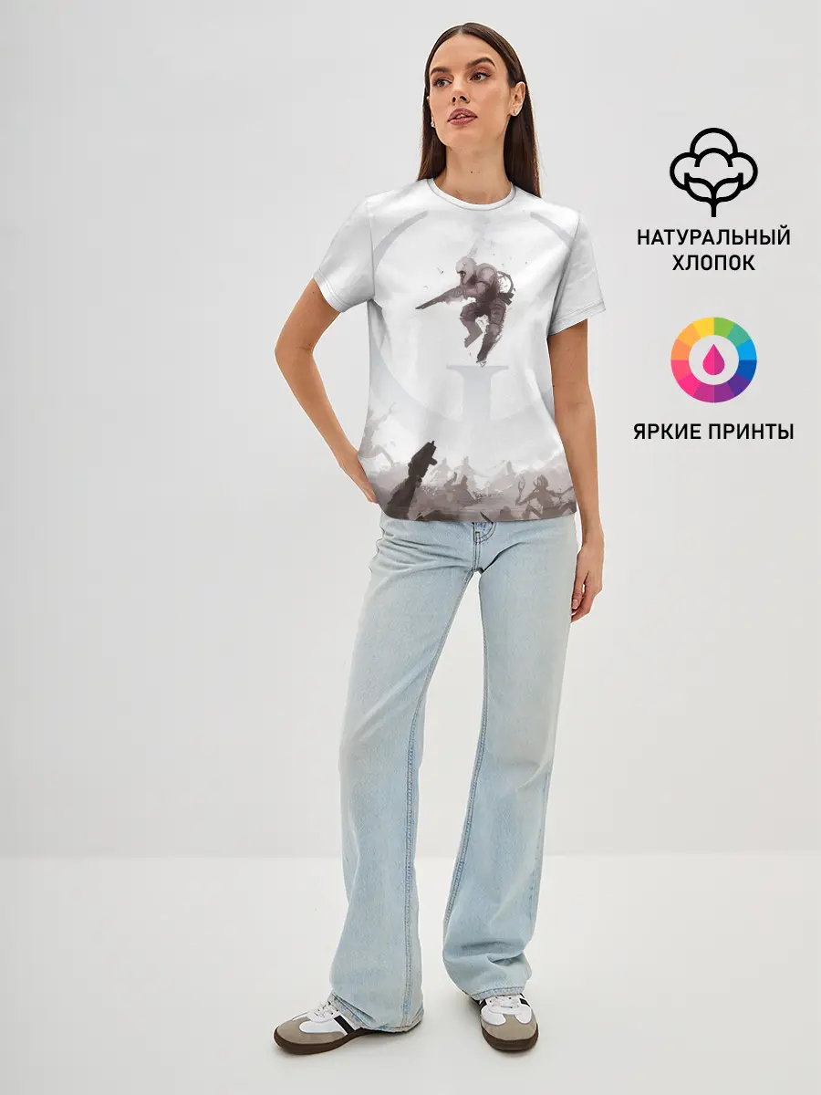 Женская базовая футболка / Quake War