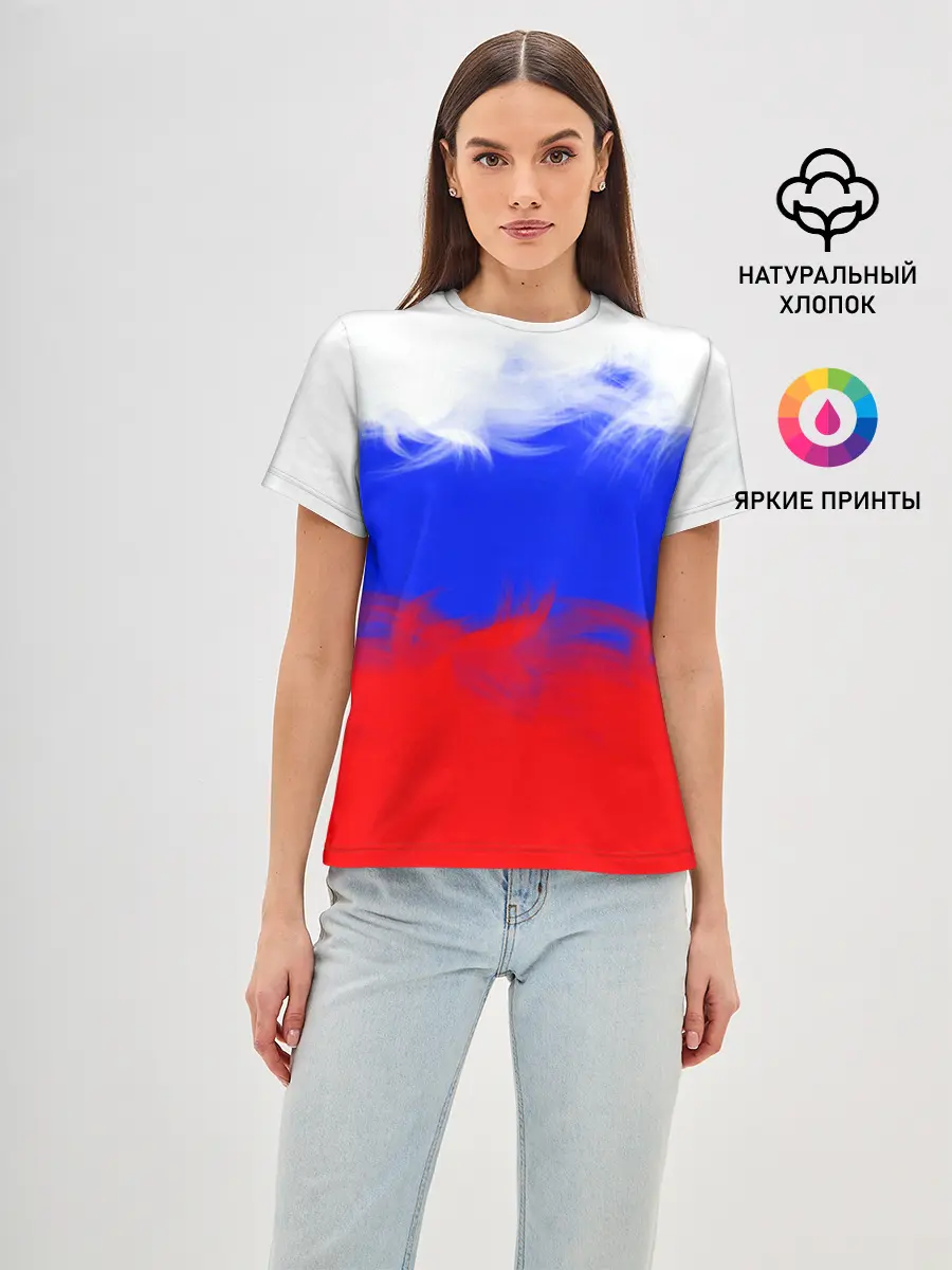 Женская базовая футболка / Россия.