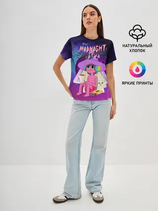 Женская базовая футболка / The Midnight Gospel