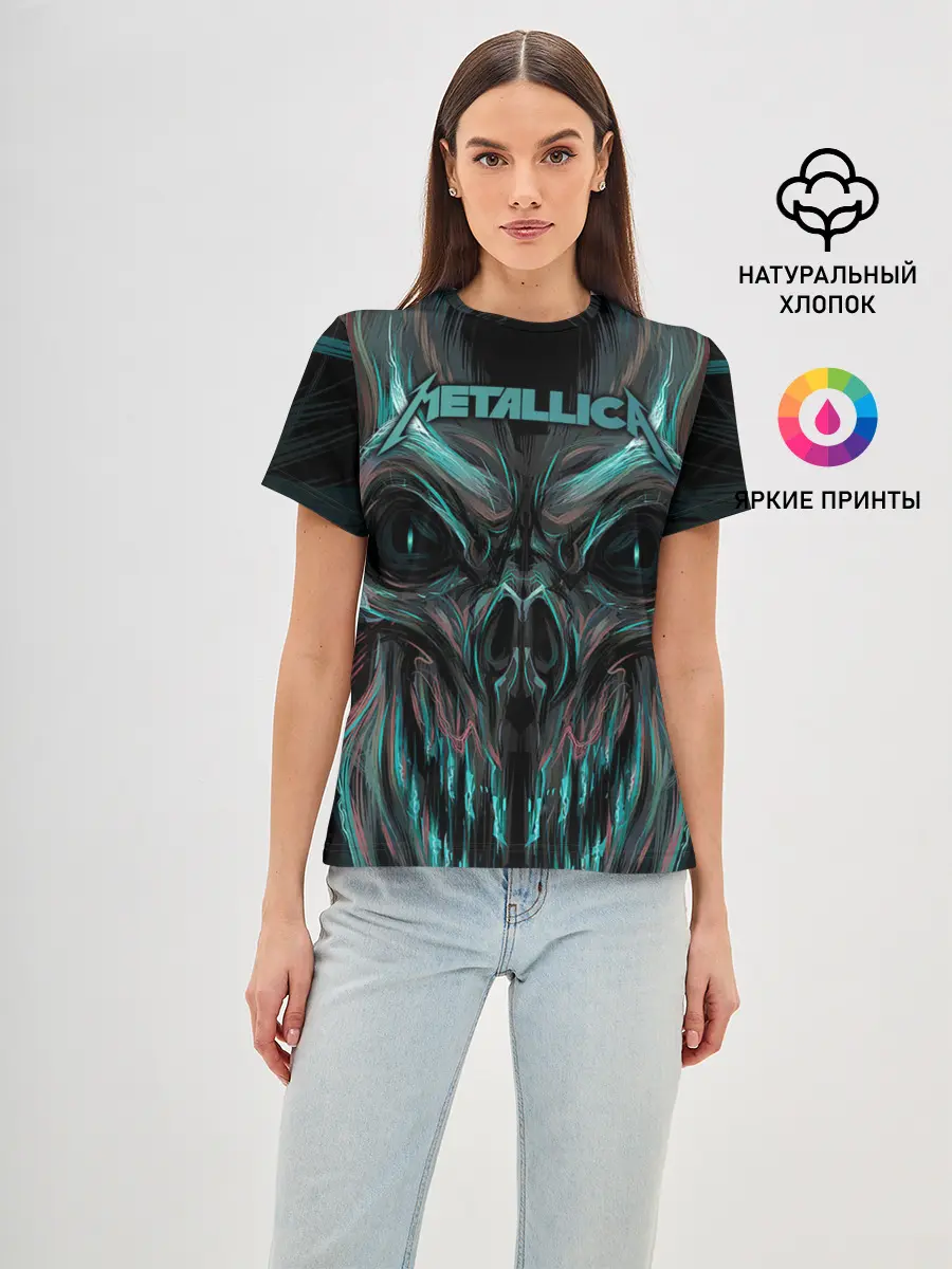 Женская базовая футболка / Metallica