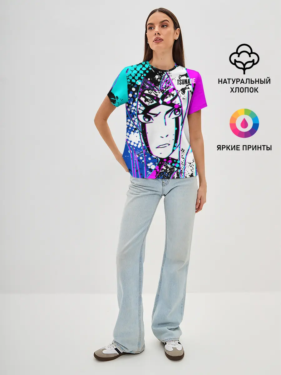 Женская базовая футболка / Цунаде