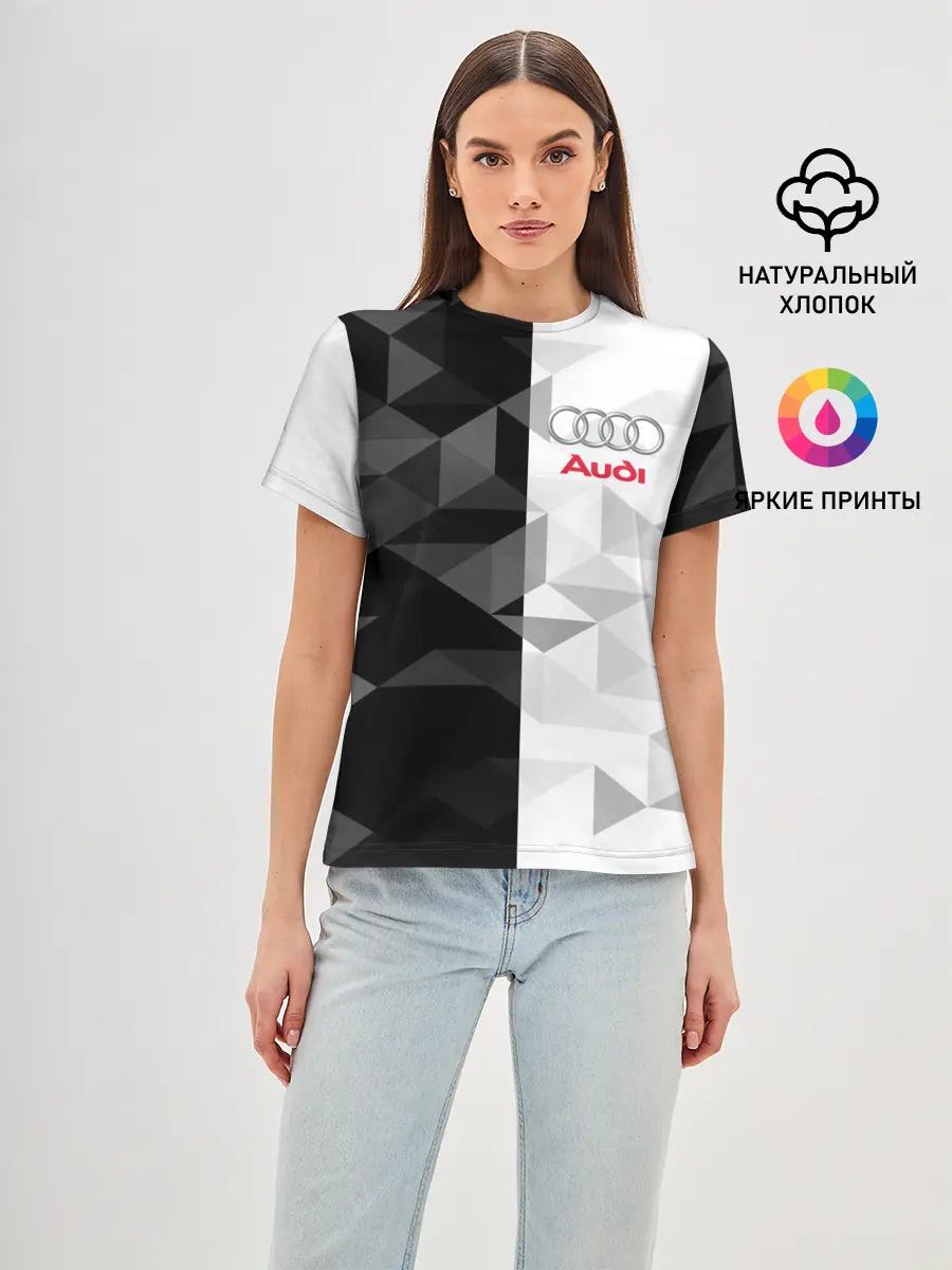 Женская базовая футболка / AUDI | АУДИ