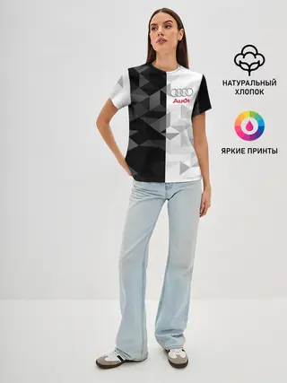 Женская базовая футболка / AUDI | АУДИ