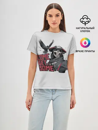 Женская базовая футболка / Come get same