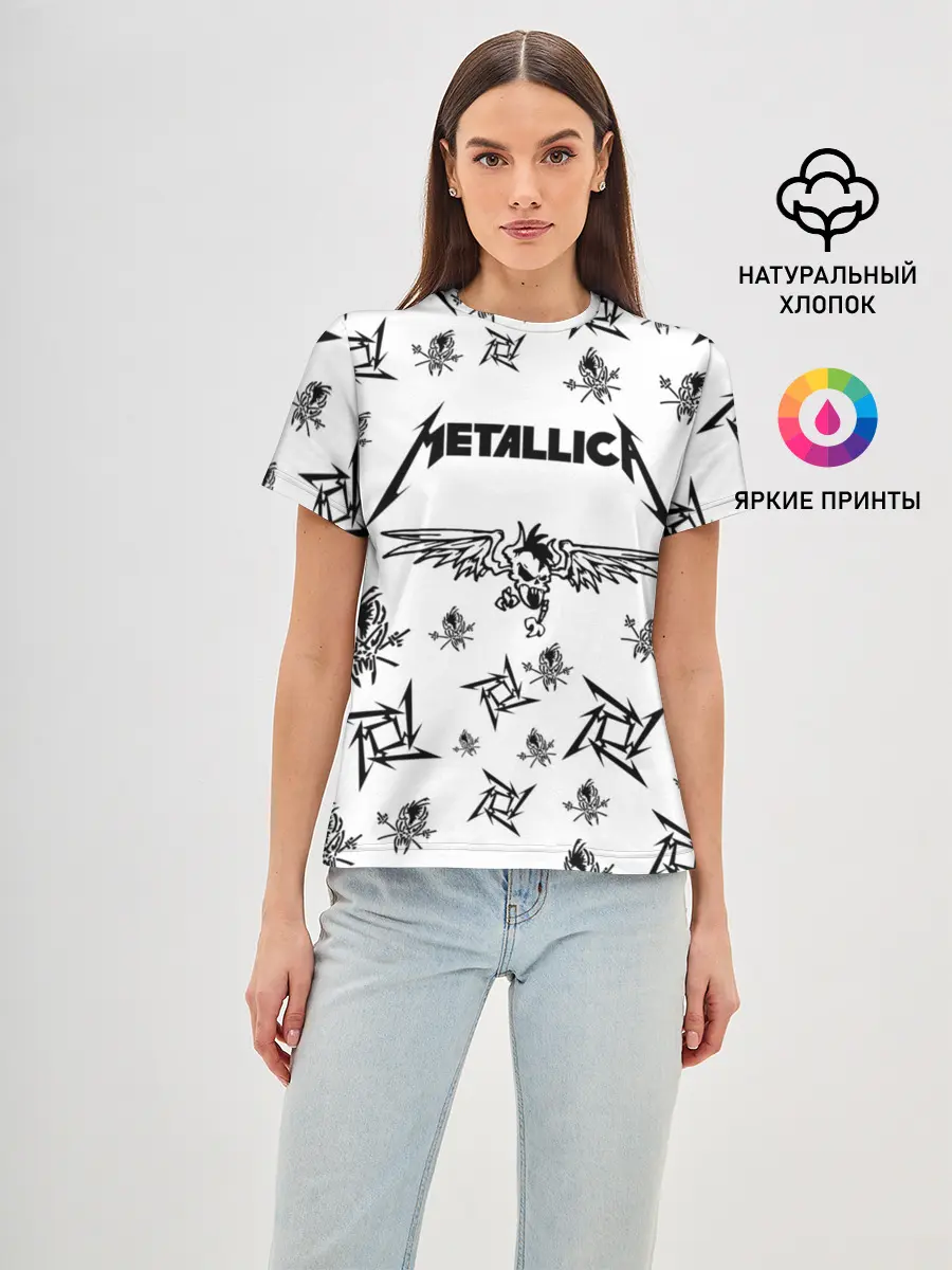 Женская базовая футболка / METALLICA
