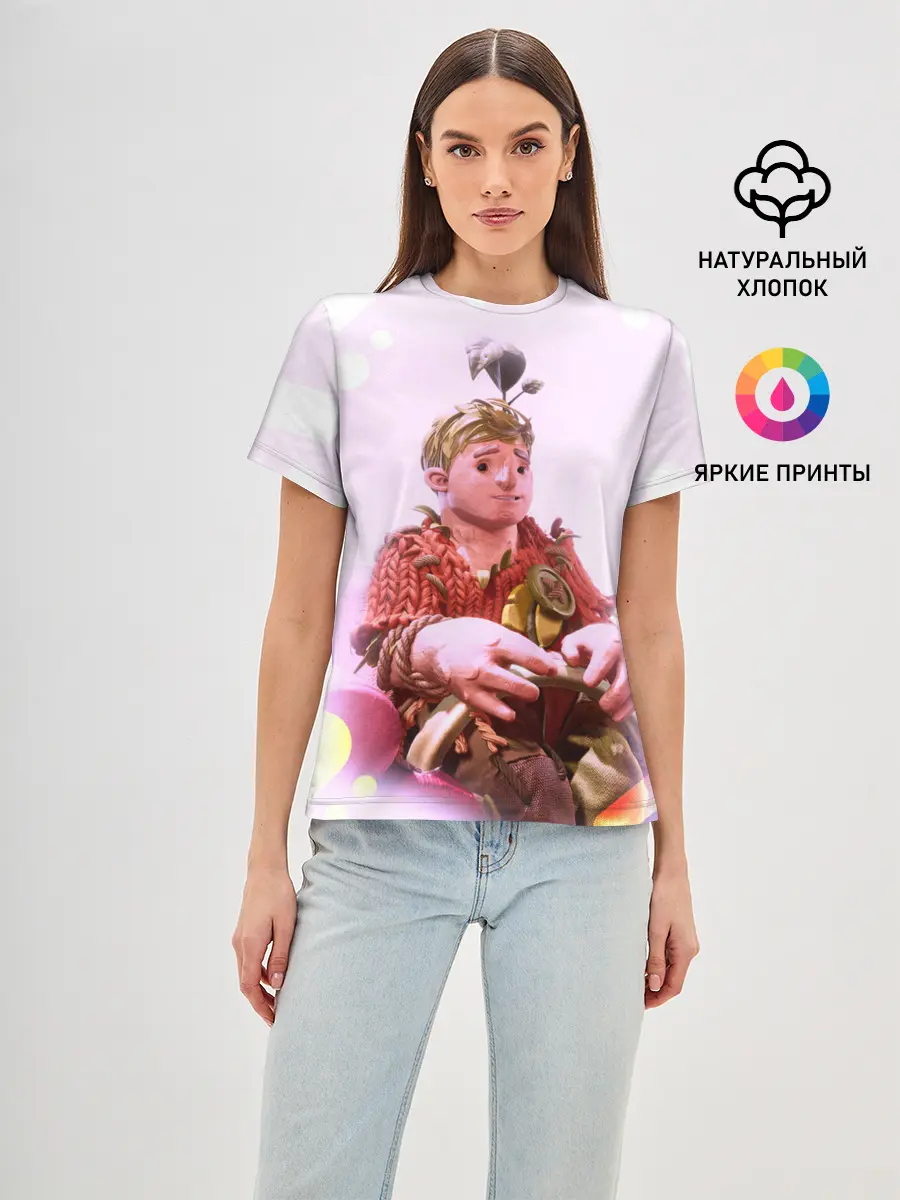 Женская базовая футболка / It takes two | Коди