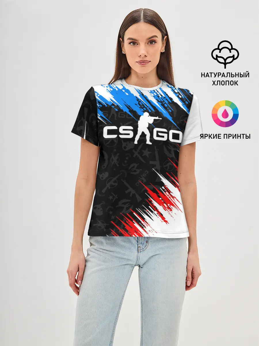 Женская базовая футболка / CS GO