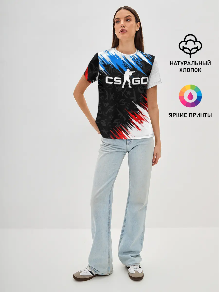 Женская базовая футболка / CS GO