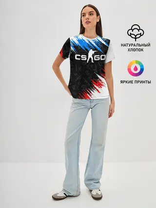 Женская базовая футболка / CS GO