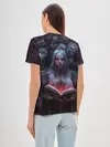 Женская базовая футболка / Demonic book