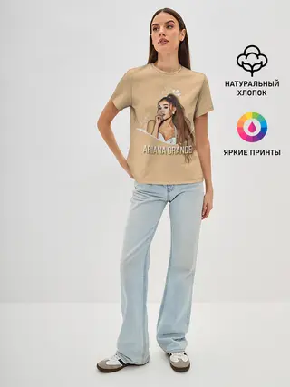 Женская базовая футболка / Ariana Grande