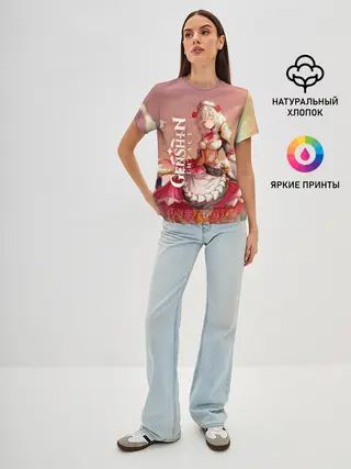 Женская базовая футболка / GENSHIN IMPACT