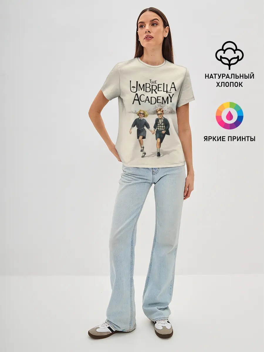 Женская базовая футболка / The umbrella academy