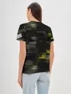 Женская базовая футболка / MILITECH камуфляж Cyberpunk 2077