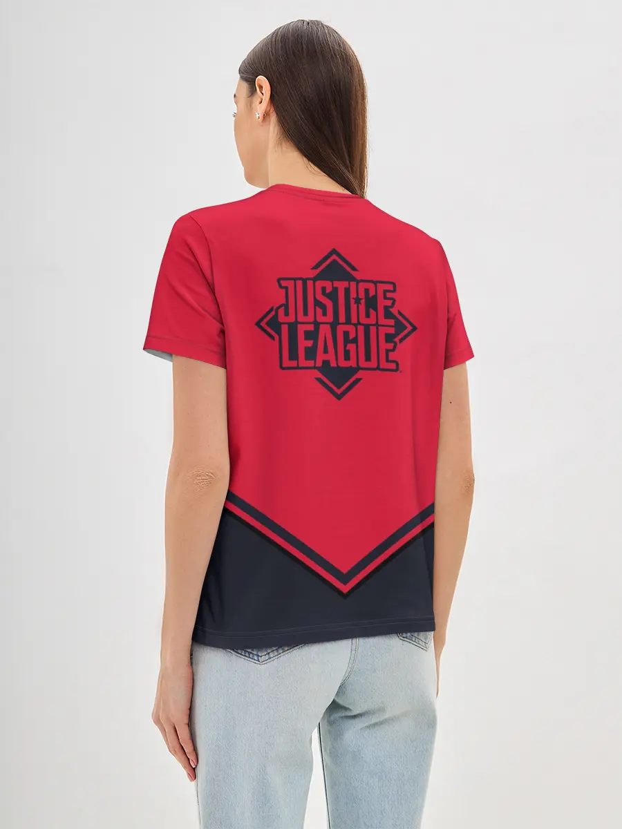Женская базовая футболка / Justice League