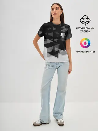 Женская базовая футболка / Barcelona Geometry Sport