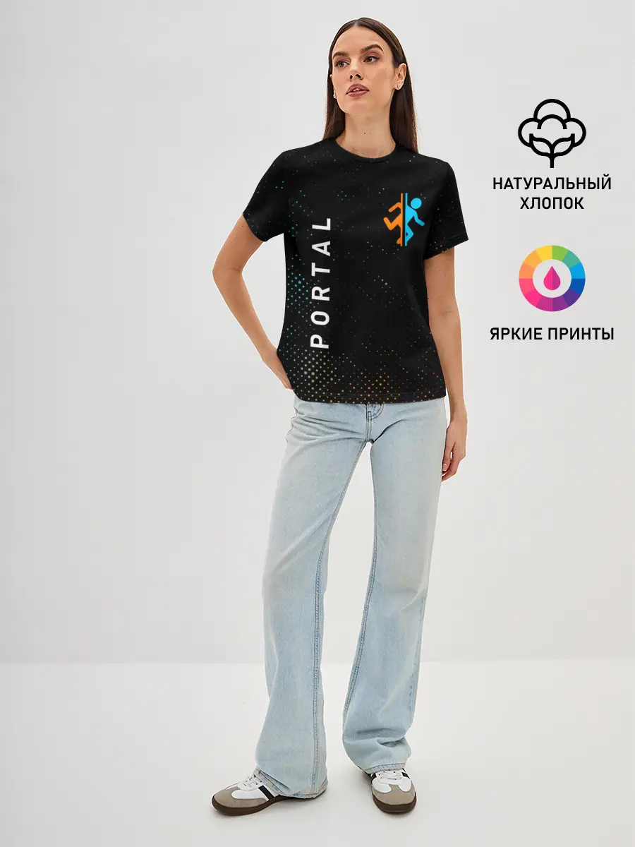 Женская базовая футболка / PORTAL / ПОРТАЛ