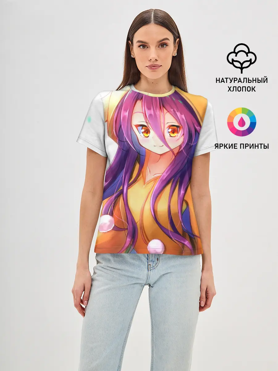 Женская базовая футболка / Кигуруми Аниме