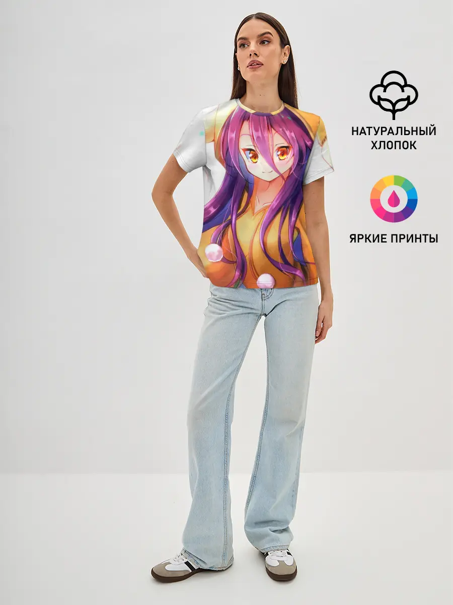 Женская базовая футболка / Кигуруми Аниме