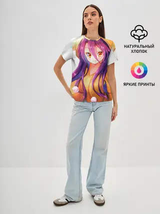 Женская базовая футболка / Кигуруми Аниме