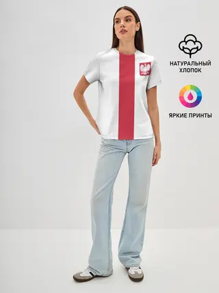 Женская базовая футболка / Сборная Польша