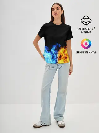 Женская базовая футболка / БИТВА ОГНЕЙ