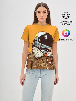 Женская базовая футболка / Космический рейнджер