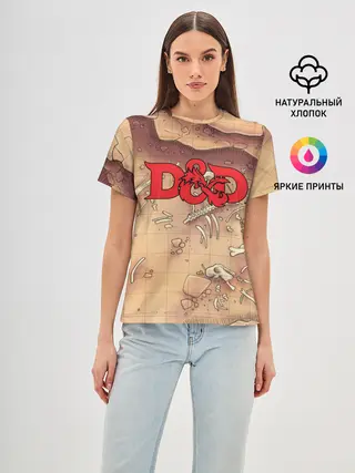 Женская базовая футболка / Dungeons and Dragons | D&D