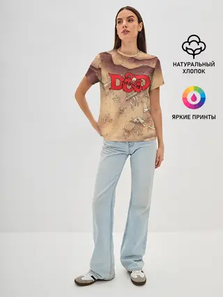 Женская базовая футболка / Dungeons and Dragons | D&D