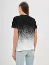 Женская базовая футболка / BLACK AND WHITE ABSTRACTION
