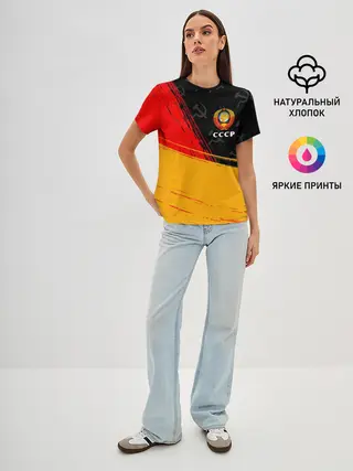 Женская базовая футболка / СССР / USSR