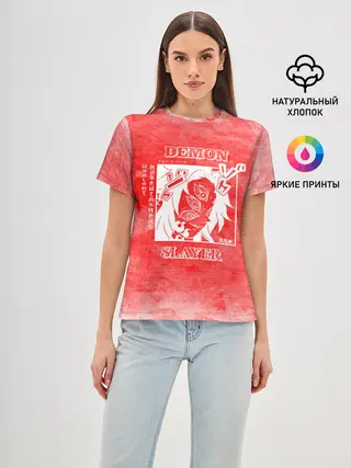 Женская базовая футболка / Кокушибо | Клинок, рассекающий демонов