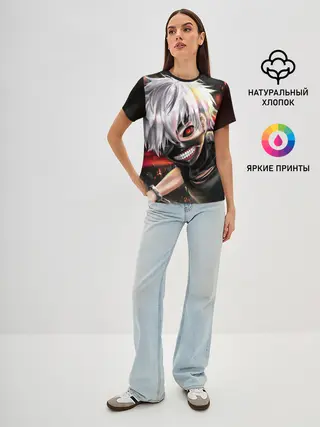 Женская базовая футболка / Tokyo Ghoul