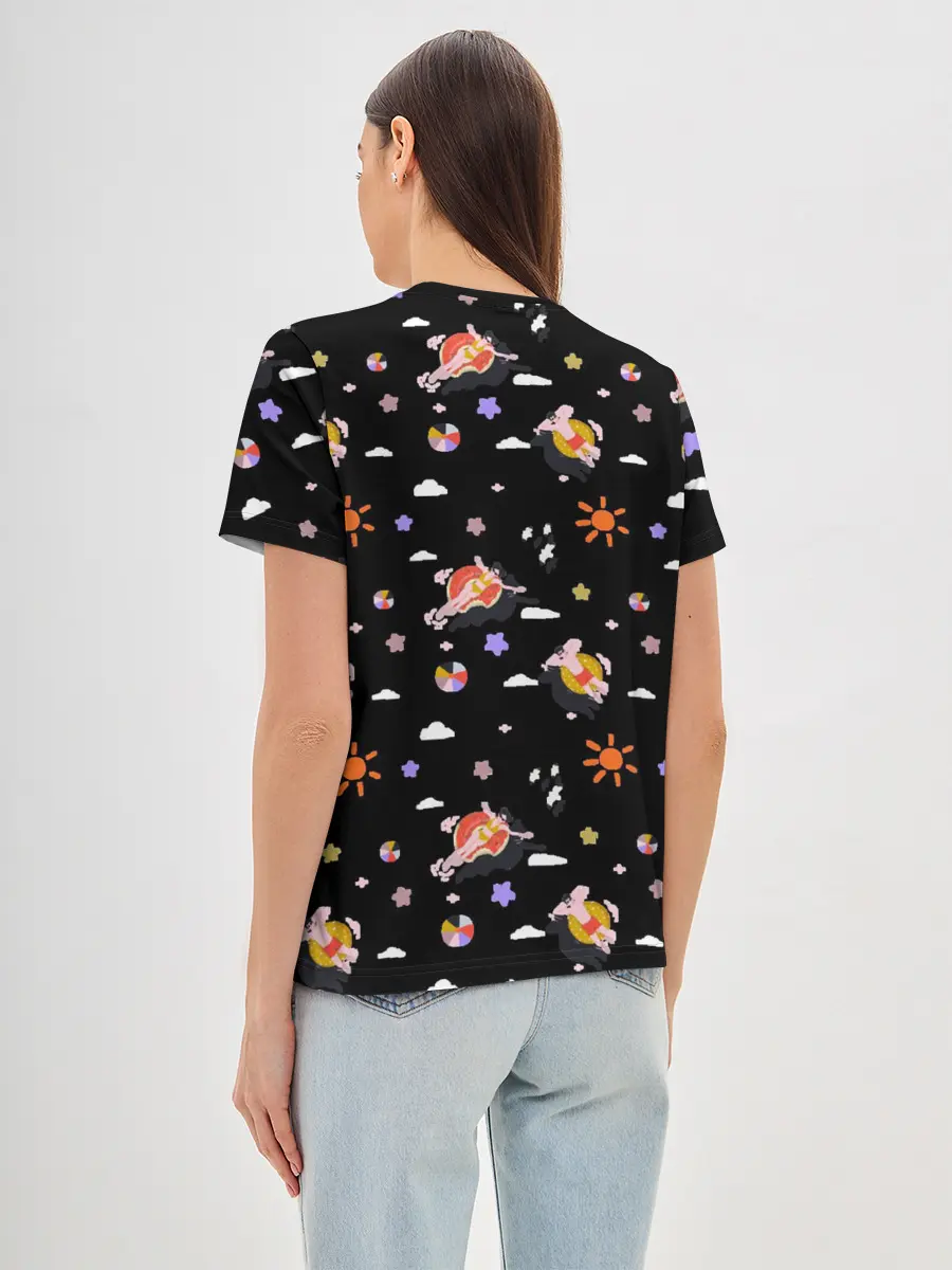 Женская базовая футболка / отпуск