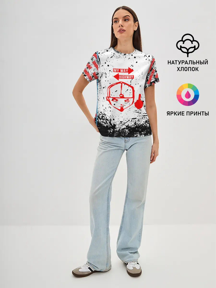 Женская базовая футболка / LIMP BIZKIT | ЛИМП БИЗКИТ