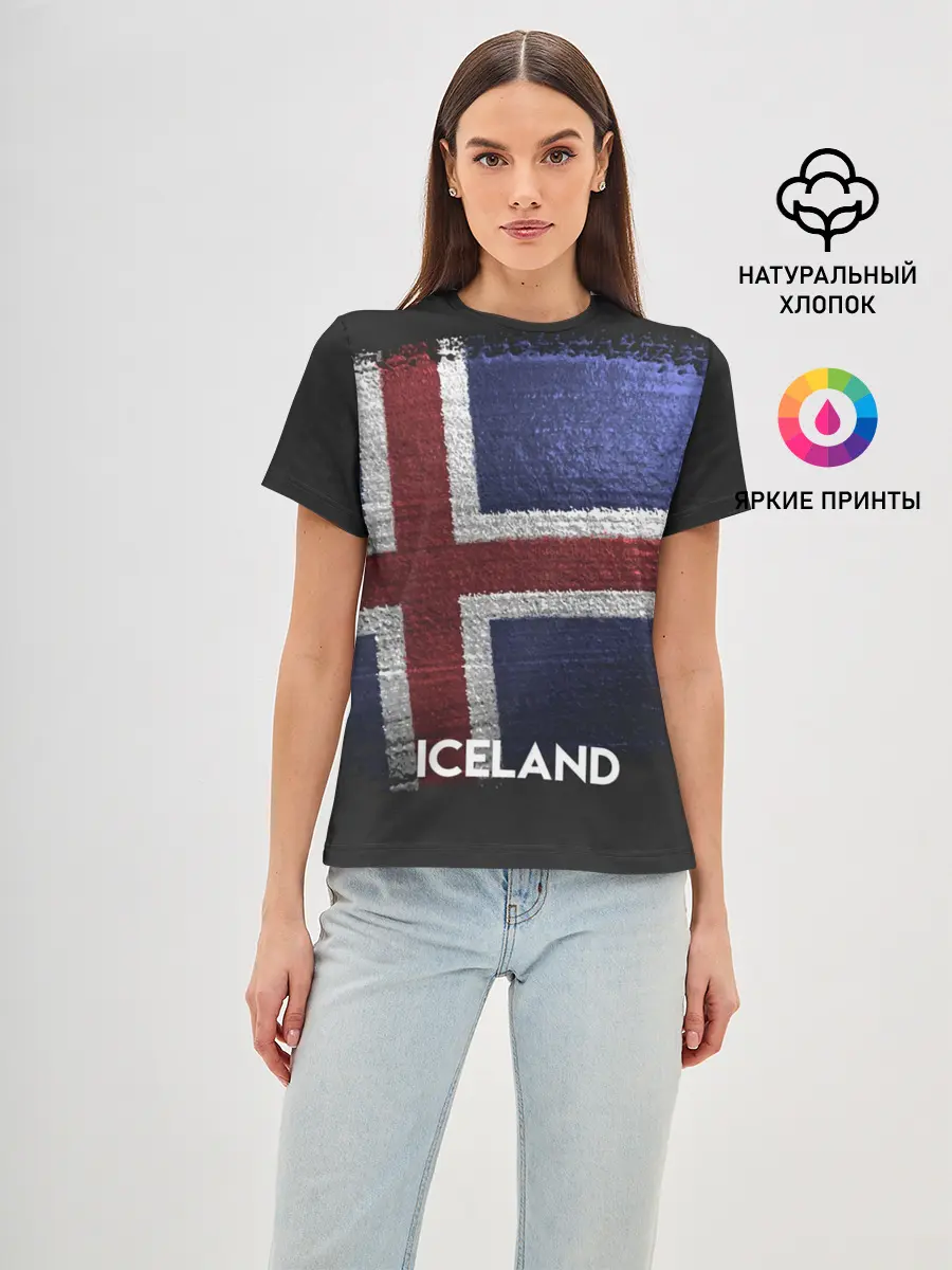 Женская базовая футболка / Iceland