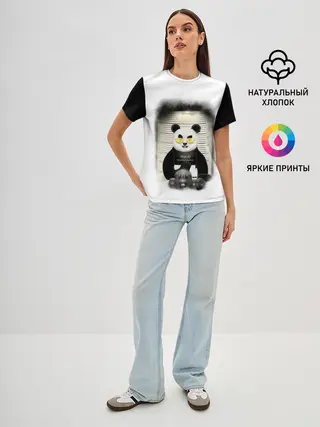 Женская базовая футболка / Yami: hight IQ 3D