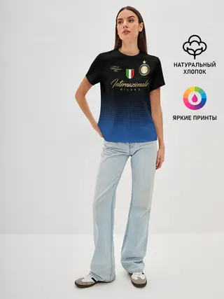 Женская базовая футболка / Интер Милан