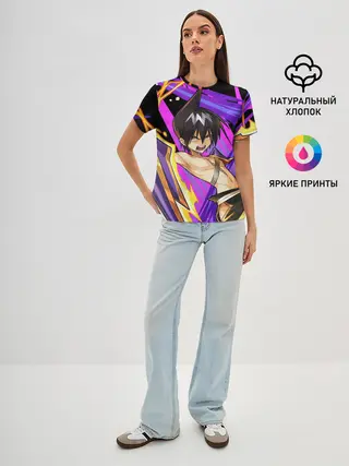 Женская базовая футболка / Шаман Кинг