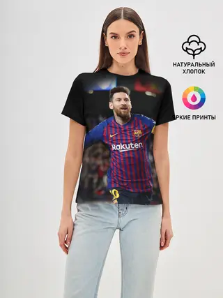 Женская базовая футболка / Месси