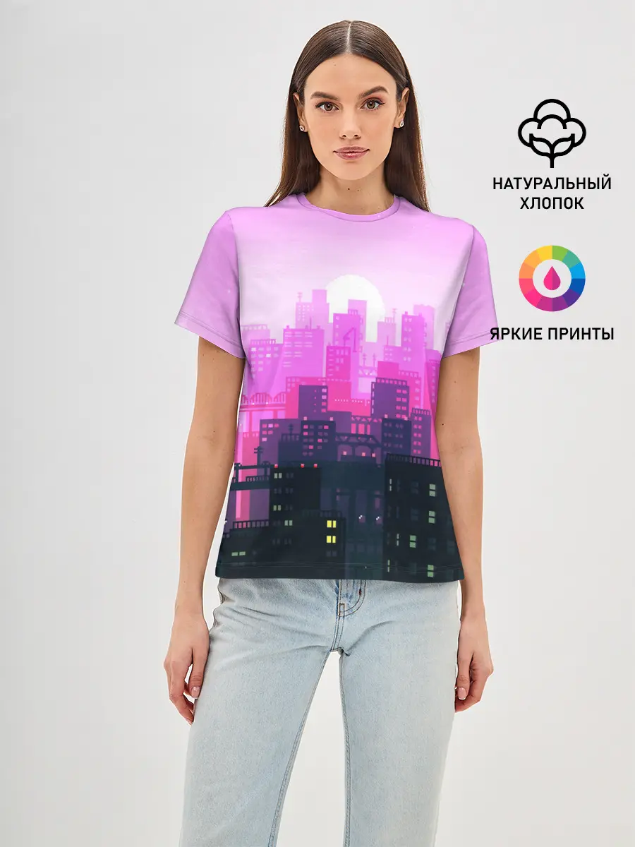 Женская базовая футболка / CITY