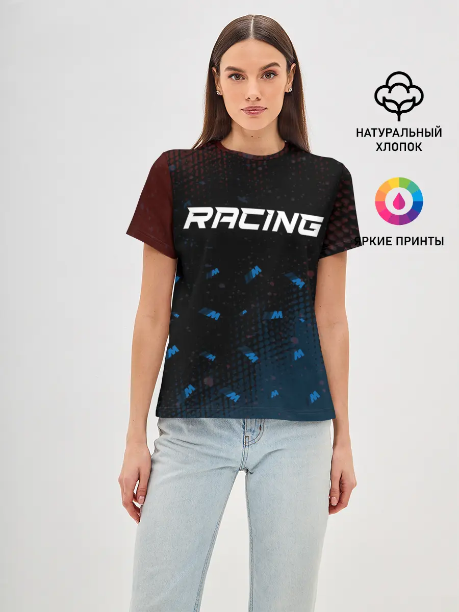 Женская базовая футболка / BMW - Halftone