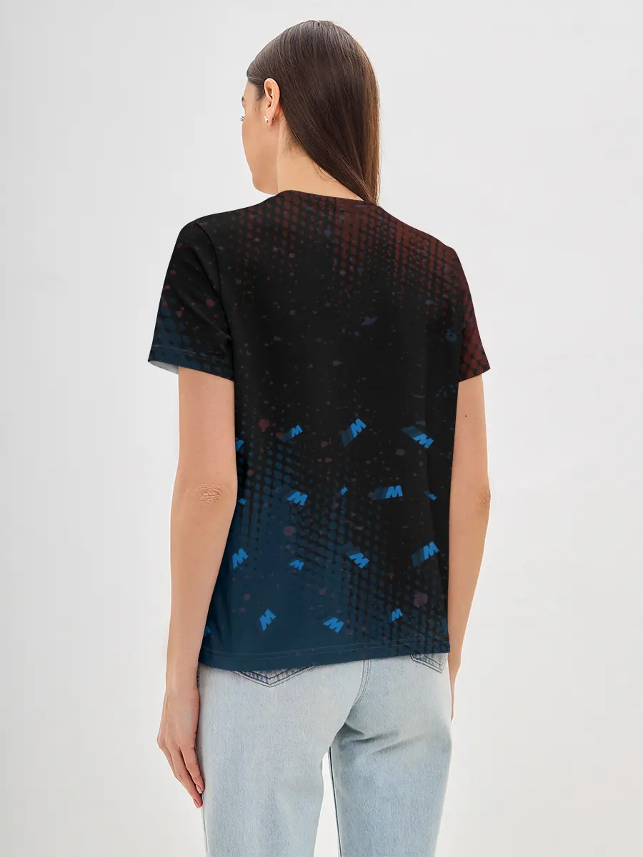 Женская базовая футболка / BMW - Halftone