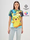 Женская базовая футболка / Pokrmons