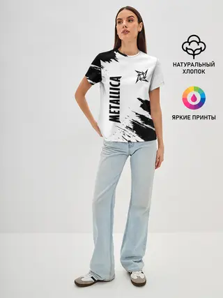 Женская базовая футболка / METALLICA / МЕТАЛЛИКА